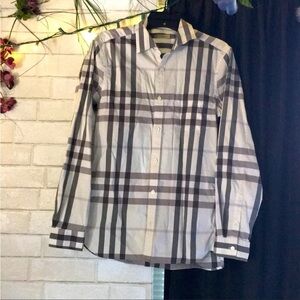 Men’s Burberry Plaid Botton Down
